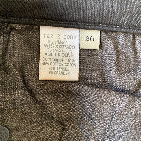 rag & bone/JEAN Skinny Jeans Black, Size 26 - Picture 5 of 8